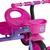 Triciclo Motoca Kid Track Infantil 3 Rodas e Cestas Lilás com Rosa na internet