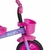 Imagem do Triciclo Motoca Kid Track Infantil 3 Rodas e Cestas Lilás com Rosa