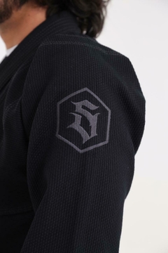 Kimono Suerte Trançado Premium - ALL BLACK - PALACE GRAPPLING