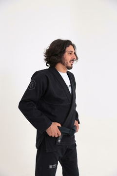 Kimono Suerte Trançado Premium - ALL BLACK - PALACE GRAPPLING