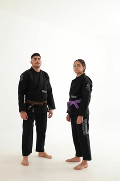 Kimono Suerte Trançado Premium - COLLEGE - PRETO