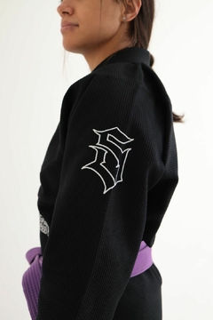 Kimono Suerte Trançado Premium - COLLEGE - PRETO - PALACE GRAPPLING
