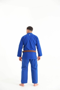 Kimono Suerte Trançado Premium - THUNDER - AZUL - PALACE GRAPPLING