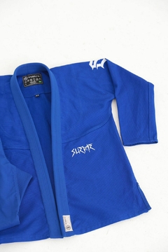 Imagem do Kimono Suerte Trançado Premium - THUNDER - AZUL