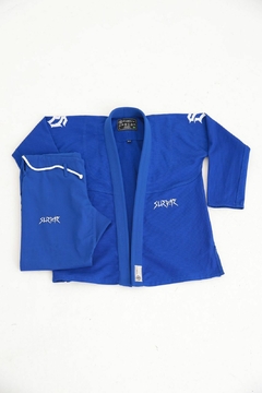 Kimono Suerte Trançado Premium - THUNDER - AZUL - loja online