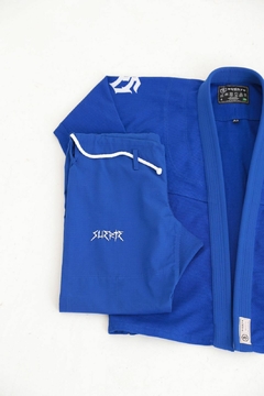 Kimono Suerte Trançado Premium - THUNDER - AZUL