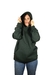Buzo Canguro / Hoodie Verde Oscuro Liso de Frisa con Capucha Mujer - Take A Walk