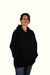 Buzo Canguro / Hoodie Negro Liso de Frisa con Capucha Mujer - tienda online