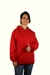 Imagen de Buzo Canguro / Hoodie Rojo Liso de Frisa con Capucha Mujer