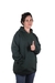 Imagen de Buzo Canguro / Hoodie Verde Oscuro Liso de Frisa con Capucha Mujer