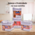 Pote Hermético Quadrado 400ml Fratelli - comprar online
