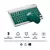 Teclado Sem Fio Bluetooth Recarregável Com Mouse - Verde Escuro na internet