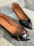Sapatilha Confort Preta Trançada - Greshop Boutique