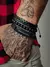 Pulseira Masculina Preto Fosco Ajustável - comprar online