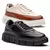 2 Pares Tenis Oversized H. Bos Melburk Sneaker Masculino Casual Sola Alta Couro Liso - comprar online