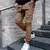 Calça casual masculina cordão - comprar online