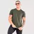 Camiseta Masculina Básica Lisa Slim Algodão Fio 30.1 Penteado Premium - loja online