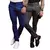 2 Calças Masculinas Sarja Alfaiataria Esporte Fino Slim - comprar online