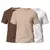 Kit 3 Camisetas Básicas Streetwear Camisa T-Shirt Masculina Slim na internet