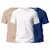 Kit 3 Camisetas Básicas Streetwear Camisa T-Shirt Masculina Slim - comprar online