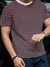 Camiseta básica tshirt listrada masculina na internet