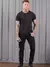 Calça Masculina Preta Skinny Modelo Básico Casual - Reflexo da Moda