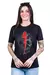 Imagem do Camiseta Caveira Teia Preta