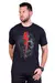 Camiseta Caveira Teia Preta na internet