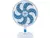 Ventilador de Mesa Ultra V-UT-30-01 30cm 6 Pás 3 Velocidades Branco e Azul