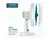 Ventilador de Mesa Ultra V-UT-30-01 30cm 6 Pás 3 Velocidades Branco e Azul
