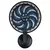 Ventilador de Parede ArnoVE9P X-treme 40CM 9 Pás Preto 127V