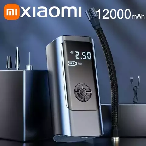 Compressor portátil 12000mah 12v