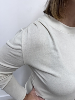Blusa Francesca manga longa Off White - Jourlejour