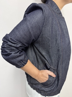 Jaqueta bomber jeans na internet