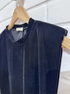Vestido Amelie Preto - Veludo - Jourlejour
