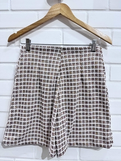 Short Saia Em Tweed Ocre - loja online