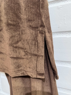 Conjunto Cotelê - Marrom - loja online