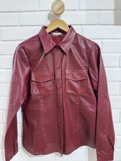 Imagem do Camisa Couro Cereja