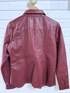 Camisa Couro Cereja