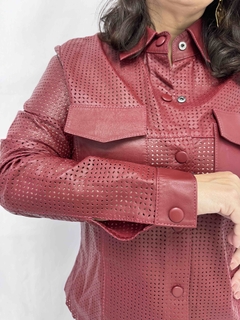 Camisa Couro Cereja - loja online