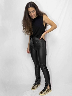 Calca Couro Preto - Jourlejour