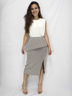 Saia Filipa Marrom - comprar online
