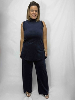 Conjunto Cotelê - Azul Marinho - comprar online