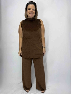 Conjunto Cotelê - Marrom - comprar online