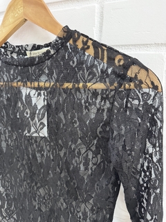 Blusa Renda Preta - loja online