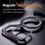 Capa de telefone magnética de metal snap-on para iphone 13 14 15 16 pro max for na internet