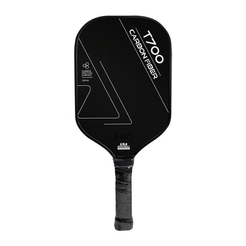 RAQUETE DE PICKLEBALL, UTILIZADA PARA GOLPEAR A BOLA E PROJETADA PARA CONTROLE, PRECISAO, PRETO CABO PRETO