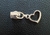 Deslizador Nro 5/5.8 Tres Partes Corazon - Niquel - comprar online