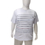 T-Shirt Listrada Plus Size - Algodão/Poliéster G3