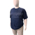 T-Shirt Listrada Plus Size - Algodão/Poliéster G4